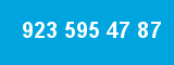 923 595 47 87 923 595 47 87
